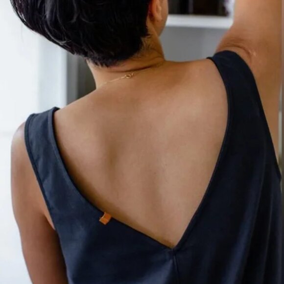 MERNA MAITA Sustainable Thick Casual Jumpsuit Pockets in Black $215 - Picture 4 of 14